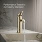 Kohler Occasion Bathroom Sink Faucet in Vibrant French Gold, , large
