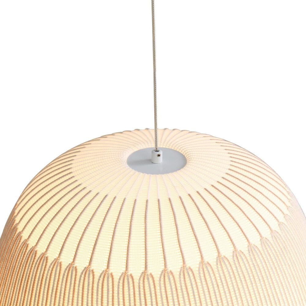 Golden Lighting Tela 17" LED Pendant in Sand Yellow, , large