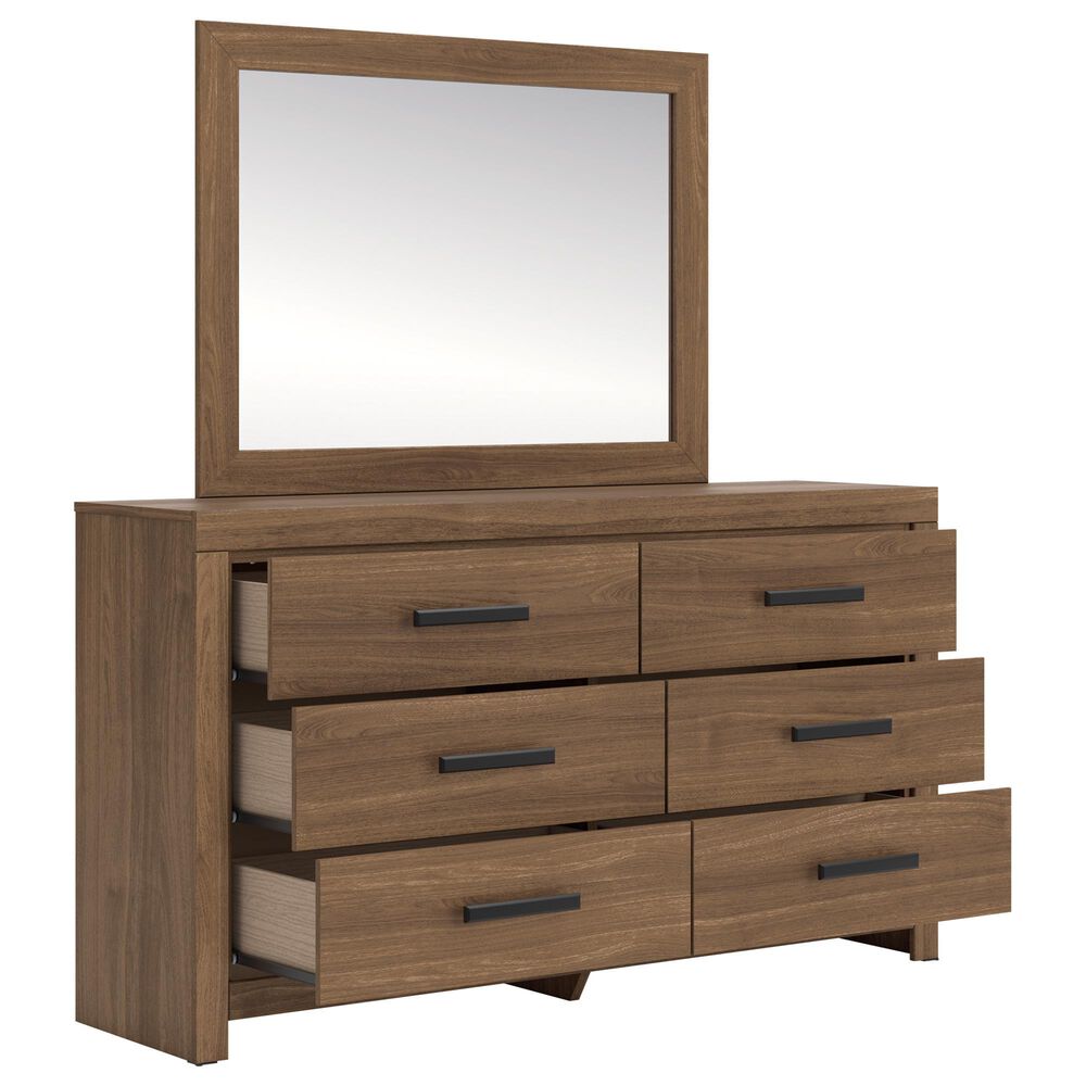 Ashley Broachmyn 4 Piece Full Panel Bedroom Set in Warm Auburn, , large