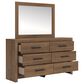 Ashley Broachmyn 4 Piece Full Panel Bedroom Set in Warm Auburn, , large