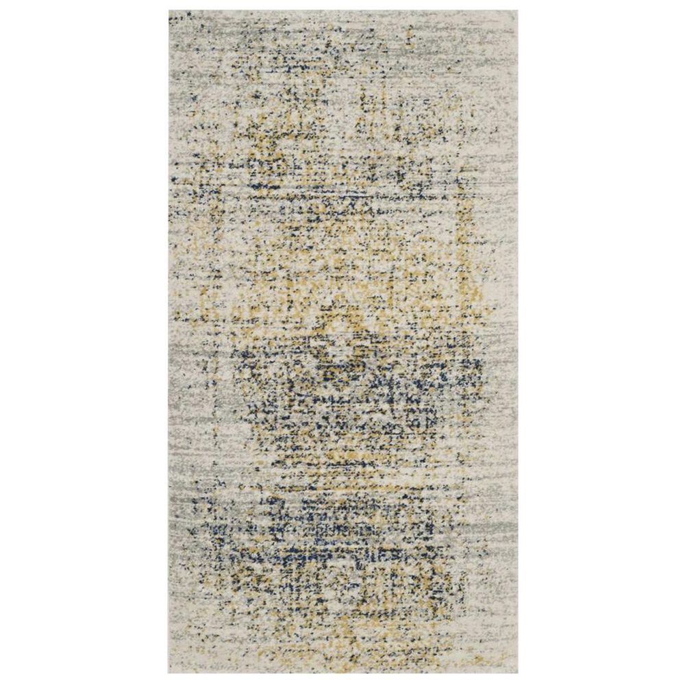 Safavieh Evoke EVK232C 2"2" x 4" Ivory and Blue Scatter Rug, , large