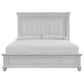 Ashley Kanwyn 4 Piece King Bedroom Set in Distressed Whitewash, , large