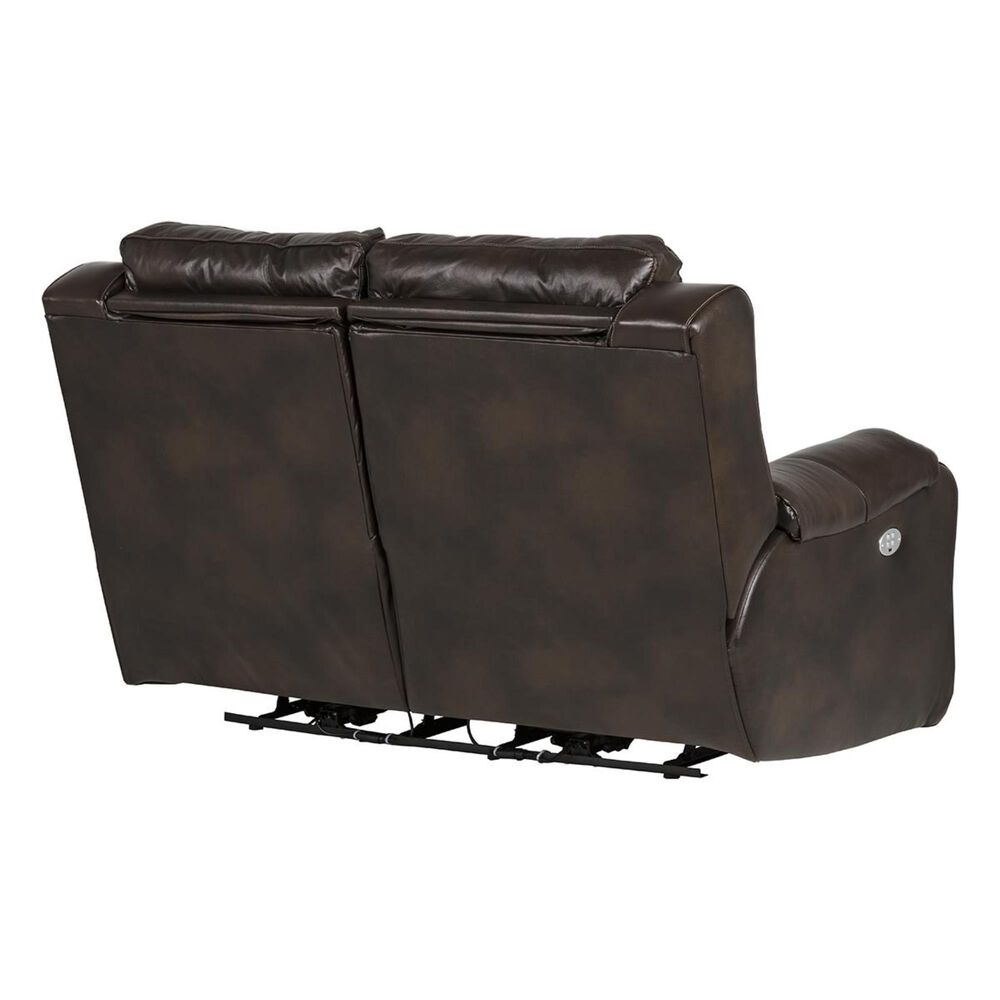Southern Motion Marvel Leather Power Reclining Loveseat with Power Headrest in Palazzo, , large