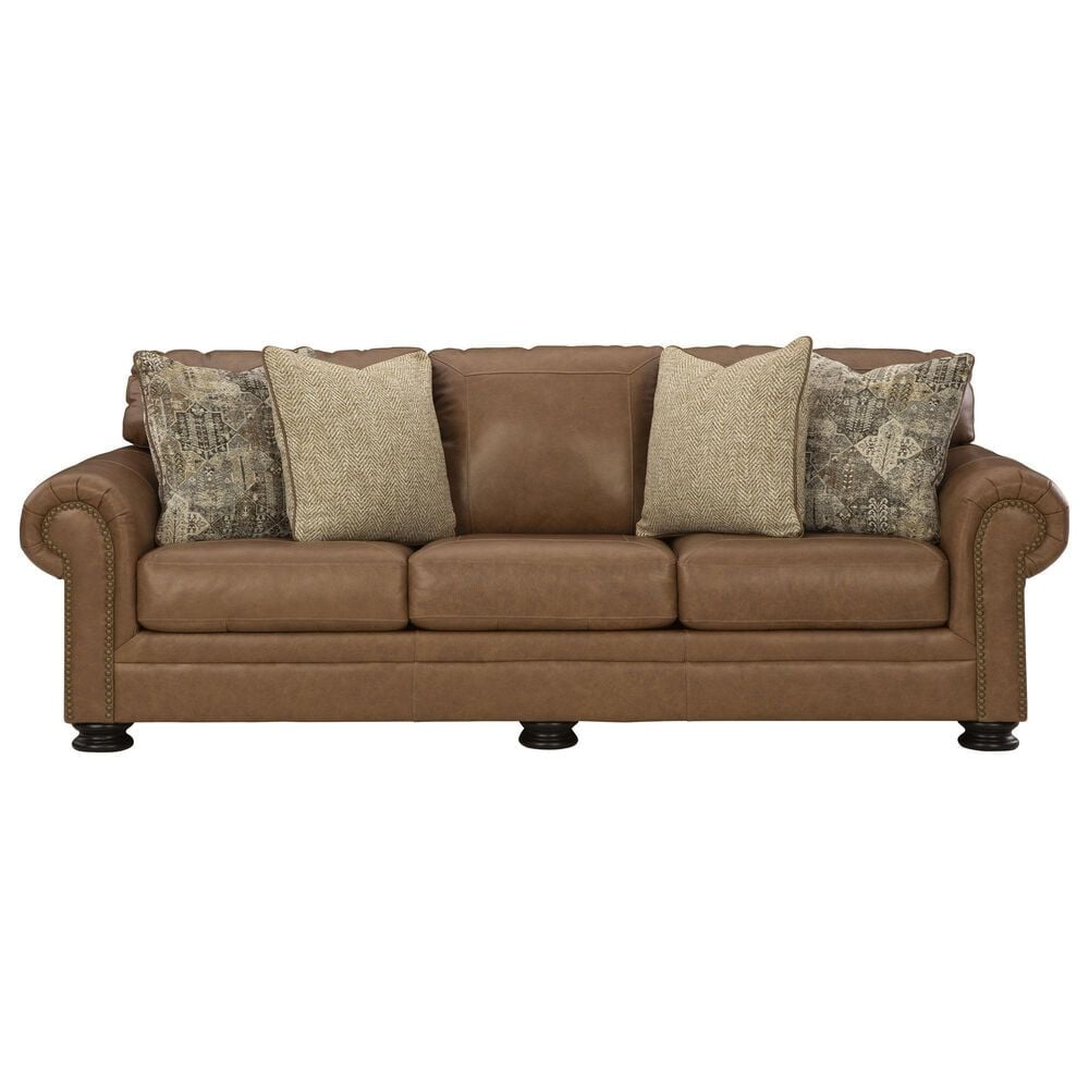Ashley Carianna Stationary Sofa in Caramel, , large