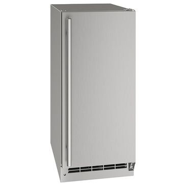 U-Line 15" Crescent Ice Maker in Stainless Steel, , large