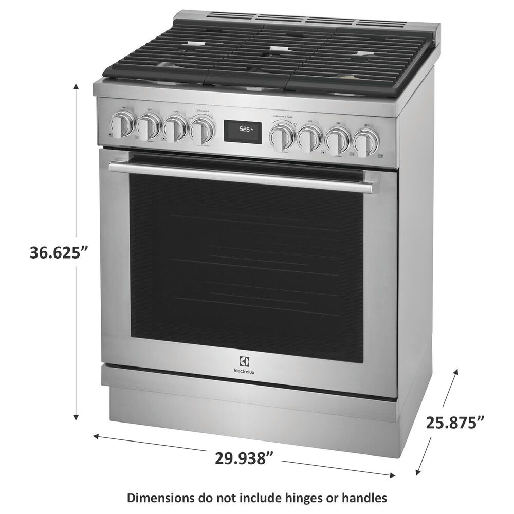 Electrolux 30&quot; Gas Front Control Freestanding Range, , large