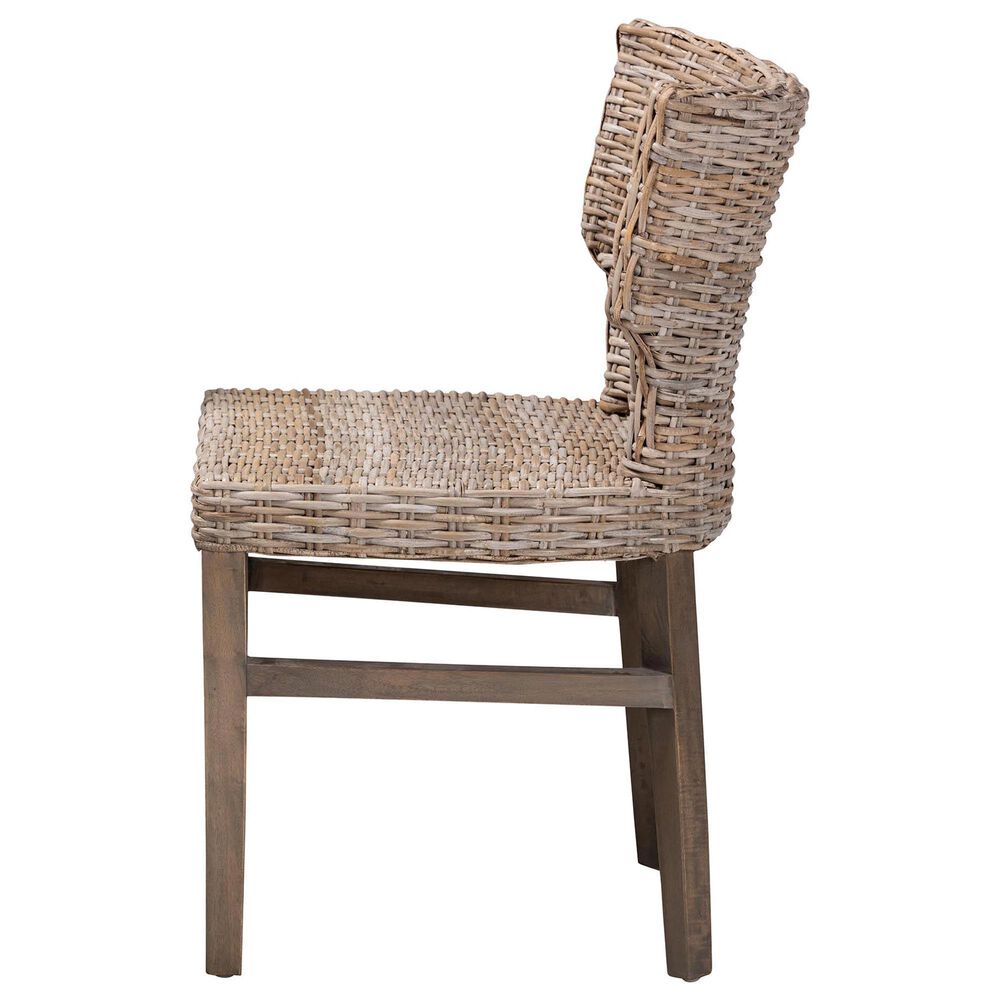 Baxton Studio Enver Side Chair in Natural Brown, , large