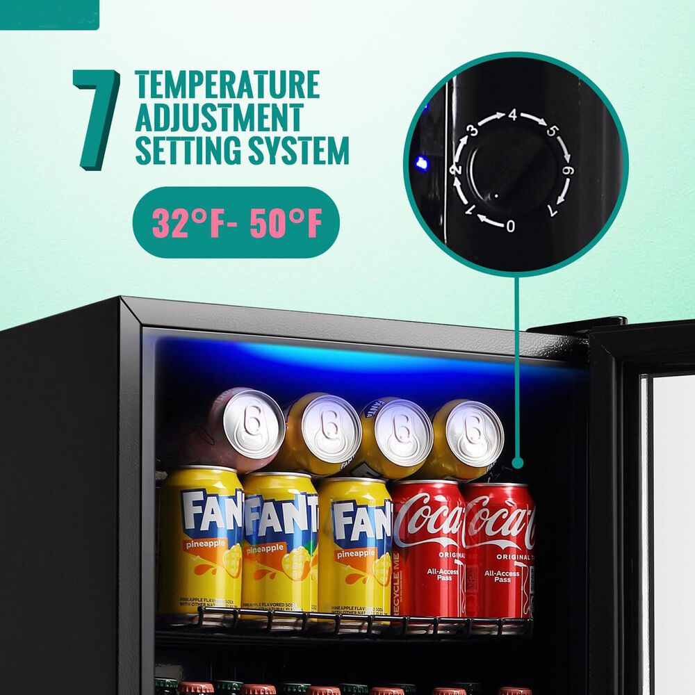 HOMLUX 1.7 Cu. Ft. Beverage Center in Black, , large