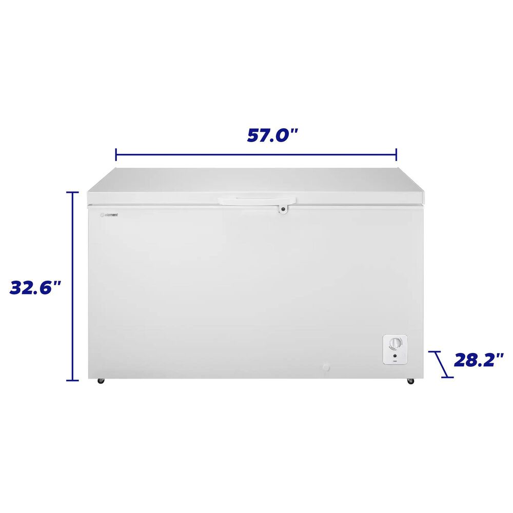 Element 14.7 Cu. Ft. Freestanding Chest Freezer in White, , large