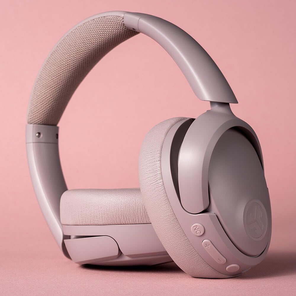 JLab Over-the-Ear Wireless Headphone in Mauve, , large