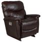 La-Z-Boy James Power Rocking Recliner with Swivel Base in Yellowstone Walnut, , large