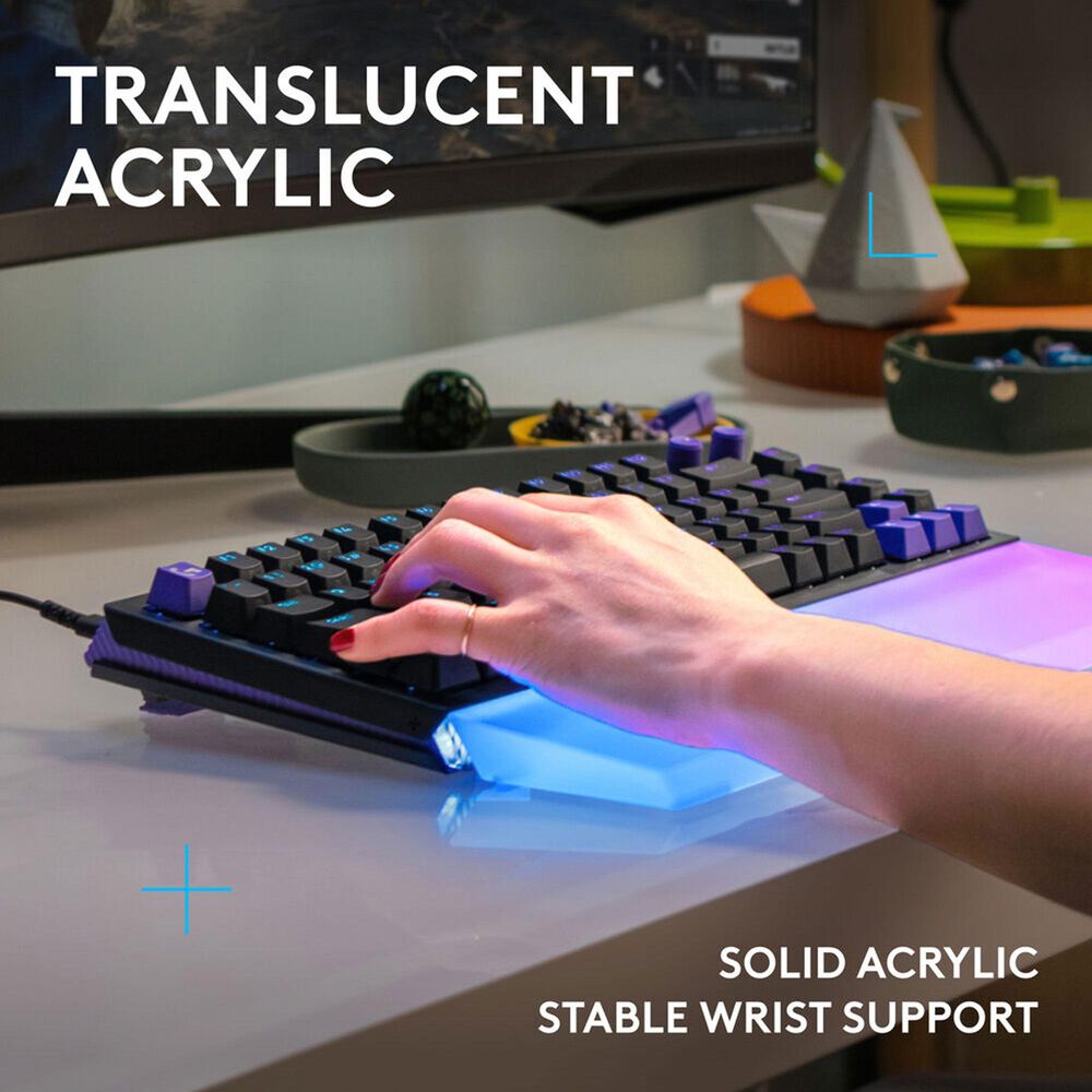 Logitech G512 X Palm Rest 75 Amplifying Palm Rest in Transparent, , large