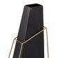 Maple and Jade 14" Geometric Vase in Black and Gold (Set of 3), , large