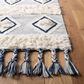 Safavieh Natura NAT678A 3" x 5" Ivory and Blue Area Rug, , large