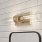 Hunter Lenlock 22" 2-Light Vanity with Seeded Shade in Alturas Gold, , large