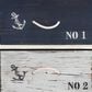 Maple and Jade 3-Drawer Chest Small with Rope Handle in Blue and White, , large