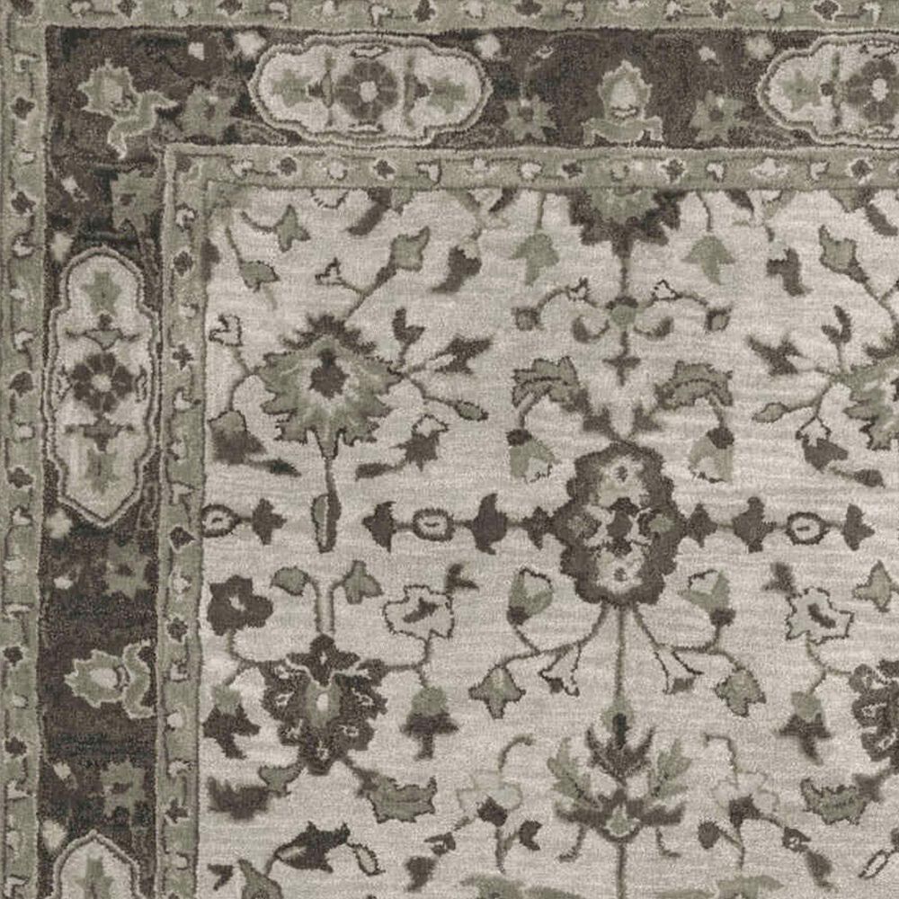Feizy Eaton 8&#39; Round Gray Area Rug, , large