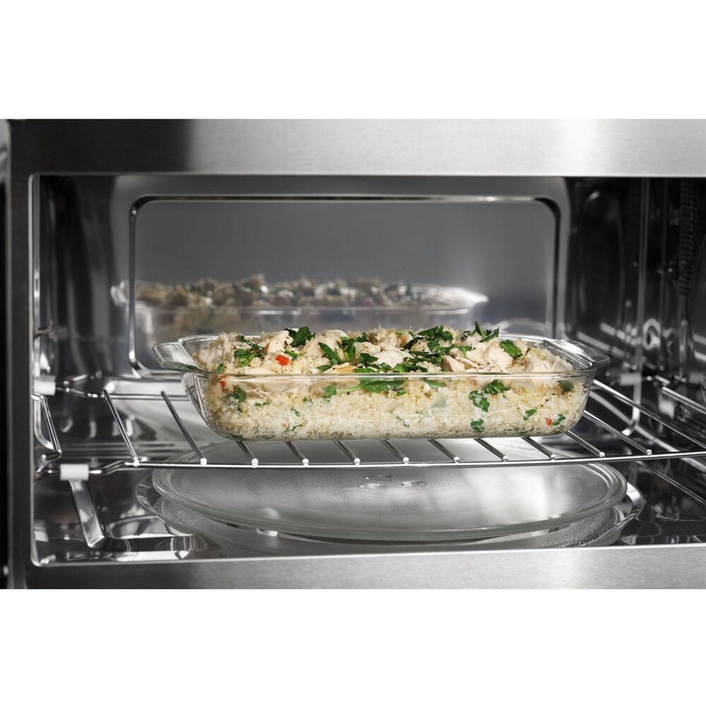 GE Profile 30" Built-In Microwave/Convection Oven in Stainless Steel, , large