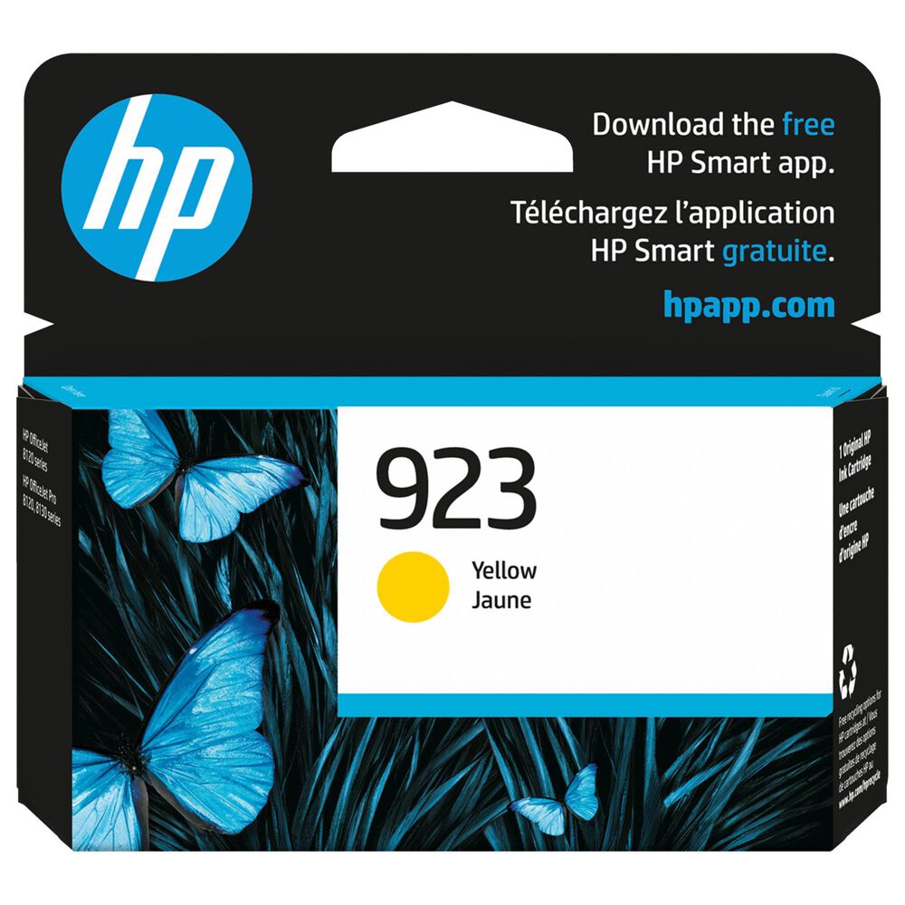 HP 923 Original Ink Cartridge in Yellow, , large