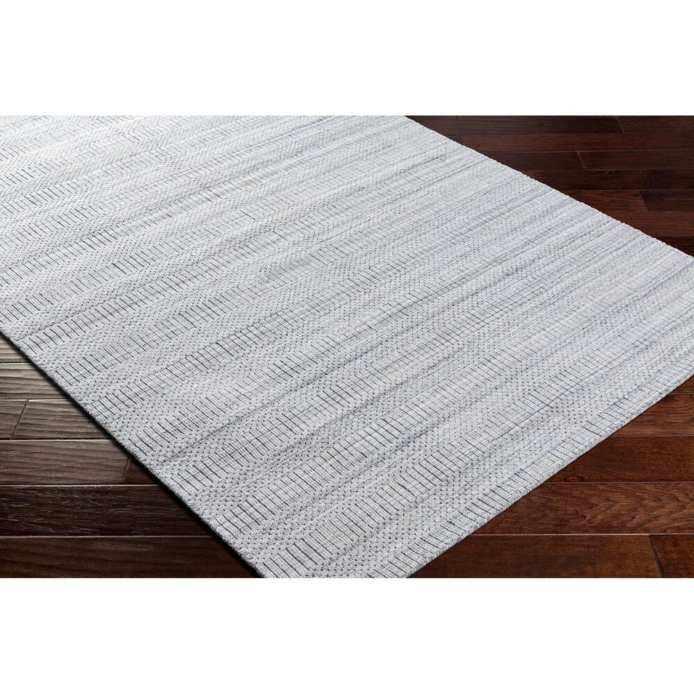 Surya Hickory 8&#39; x 10&#39; Light Slate, Gray, Charcoal and Cream Area Rug, , large
