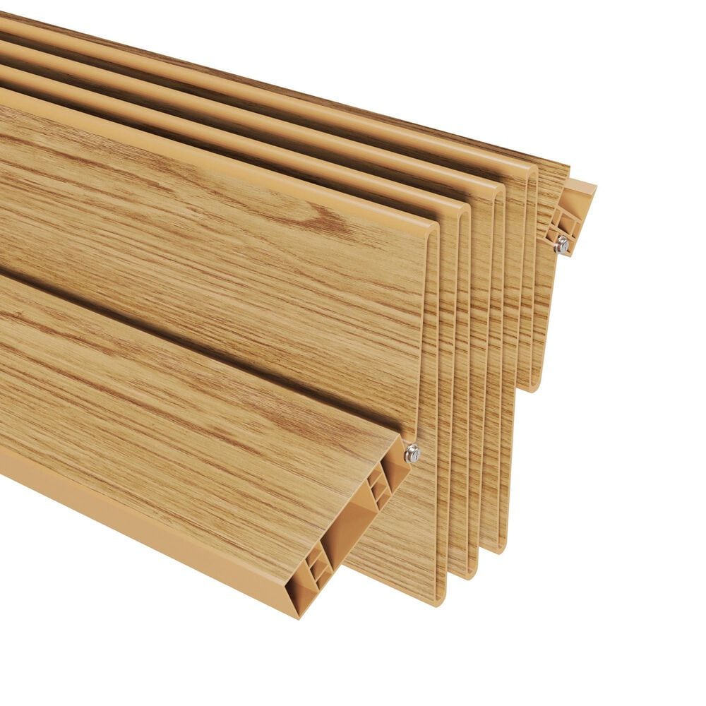 Rta Products Llc Studio 48&quot; PVC Foldable Accordion Doors in Golden Oak, , large