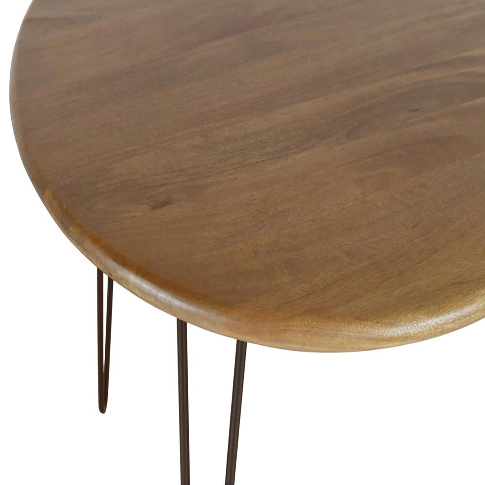 Waltham Urban Archive Brennan Counter Height Table in Golden and Black - Table Only, , large