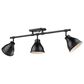 Golden Lighting Duncan Semi-Flush in Matte Black, , large