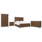 Hooker Furniture Driftwood 4-Piece King Panel Bedroom Set in Worn Saddle, , large