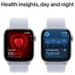 Apple Watch Series 10 GPS 42mm Silver Aluminum Case with Blue Cloud Sport Loop, , large