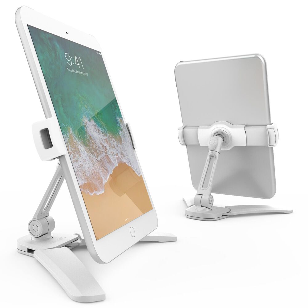 Kanto Universal Phone and Tablet Stand with Mounting Brackets in White, , large