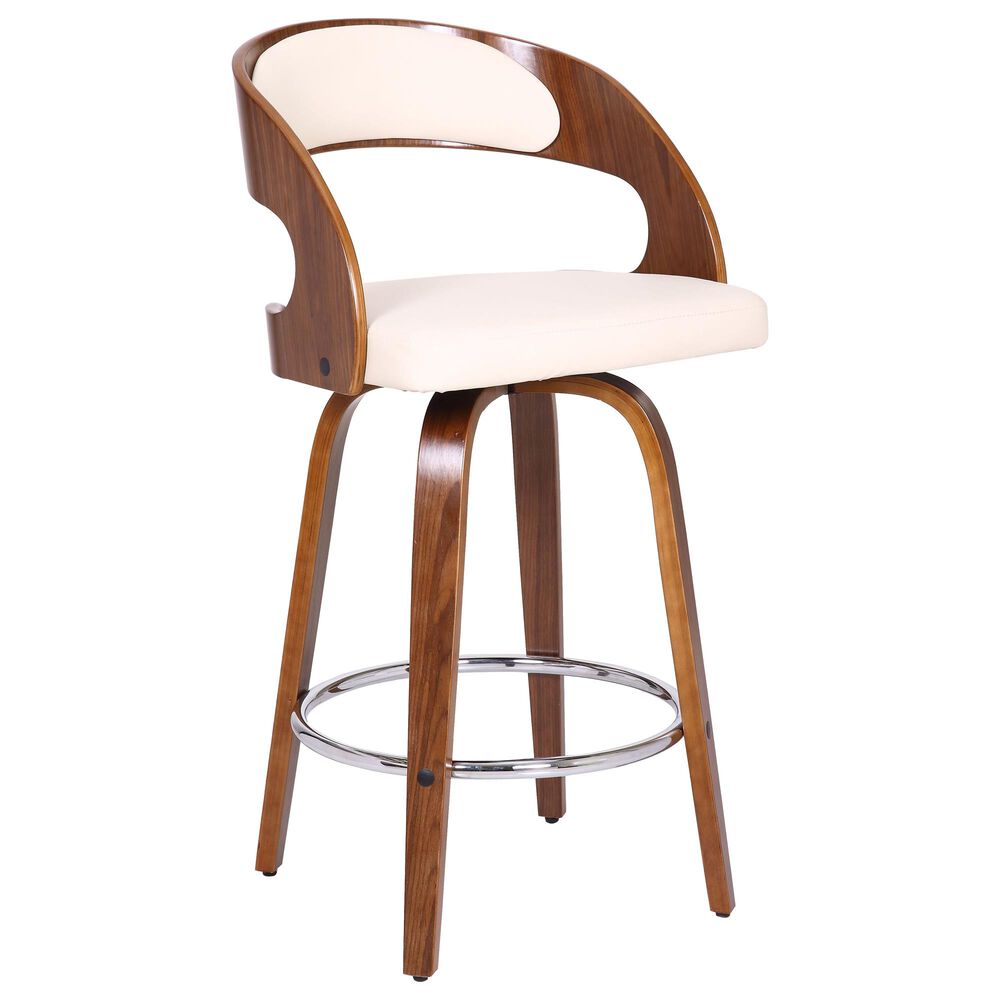 Blue River Shelly 26" Swivel Counter Stool in Cream, , large