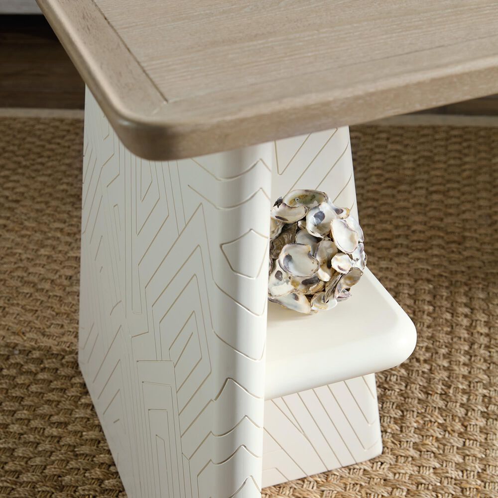Hooker Furniture Commerce and Market Effie Writing Table in Creamy White and Beige, , large