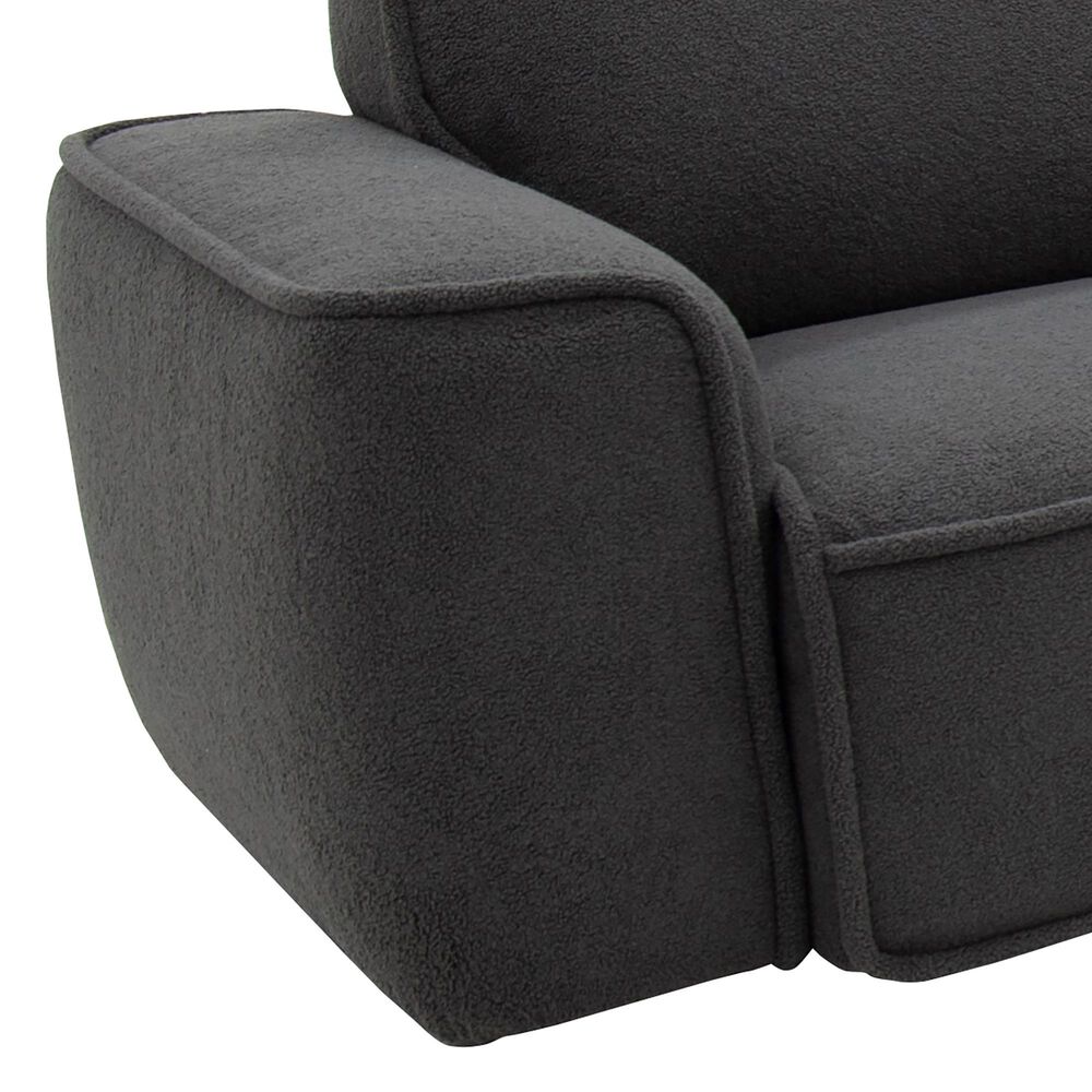 MotoMotion 5-PC Sectional W/Audio in Smoke, , large
