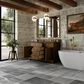 James Martin Vanities Brookfield 60" Double Bathroom Vanity in Honey Oak with 3 cm Charcoal Soapstone Quartz Top and Rectangular Sinks, , large