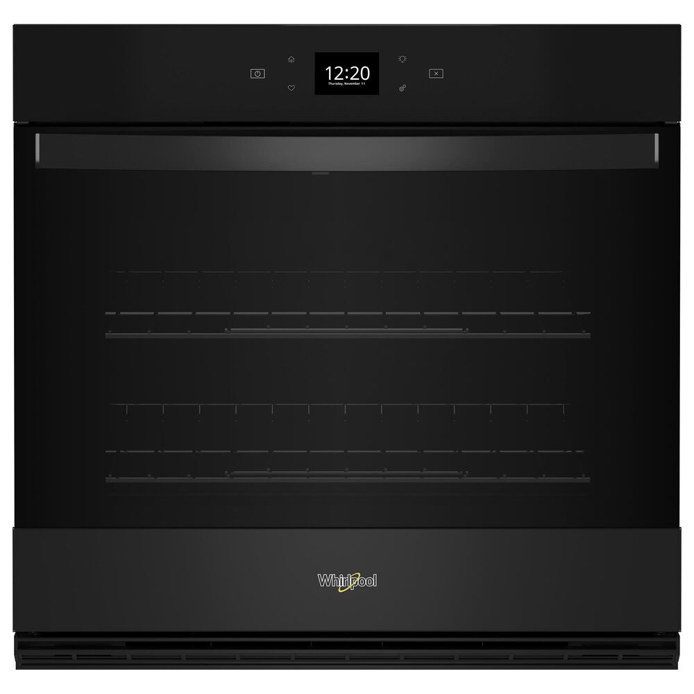 Whirlpool 27" Smart Built-In Single Electric Wall Oven with Air Fry in Black, , large