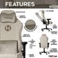 Techni Sport Orion Gaming Chair in Beige, , large