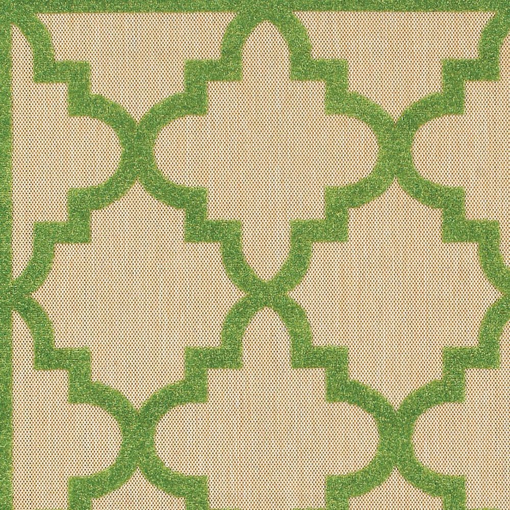 Oriental Weavers Cayman 660F 2&#39;3&quot; x 7&#39;6&quot; Sand/Green Runner, , large