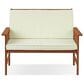 Noviland Patio Mediterranean Bench in Teak Oil, , large