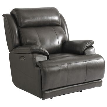 Bassett Carson Recliner with Power Headrest and Lumbar in Truffle, , large