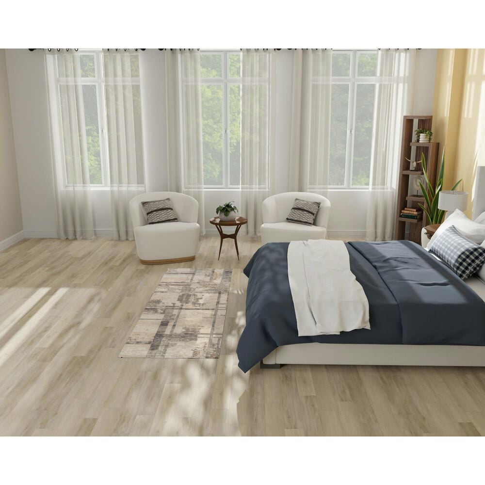 Nourison Sustainable Trends SUT02 2&#39;2&quot; x 7&#39;6&quot; Ivory and Multicolor Runner, , large