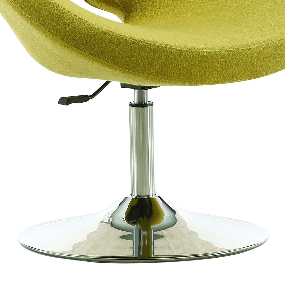 Manhattan Perch Adjustable Swivel Chair in Green, , large