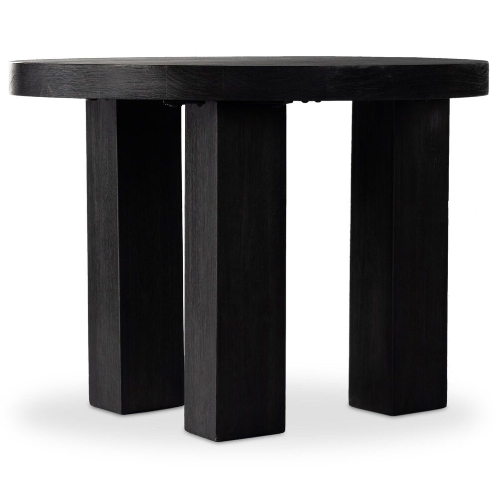 Four Hands Mesa End Table in Ebony Parawood, , large