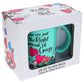 Pavilion Crazy 18 Oz Glass Mug in Teal, , large