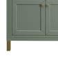 James Martin Vanities Chicago 36" Single Bathroom Vanity in Smokey Celadon with 3 cm Ethereal Noctis Quartz Top and Rectangular Sink, , large
