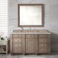 James Martin Vanities Bristol 60" Single Bathroom Vanity in Whitewashed Walnut with 3 cm Eternal Jasmine Pearl Silestone Top, Rectangular Sink and FreePower Wireless Charger, , large