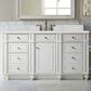 James Martin Vanities Bristol 60" Single Bathroom Vanity in Bright White with 3 cm Lime Delight Quartz Top and Rectangular Sink, , large