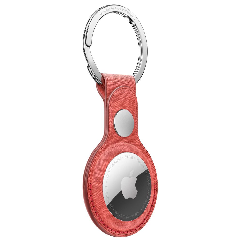 Apple AirTag FineWoven Key Ring - Coral, , large