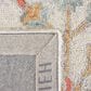 Safavieh Micro-Loop 5" Square Silver and Red Area Rug, , large