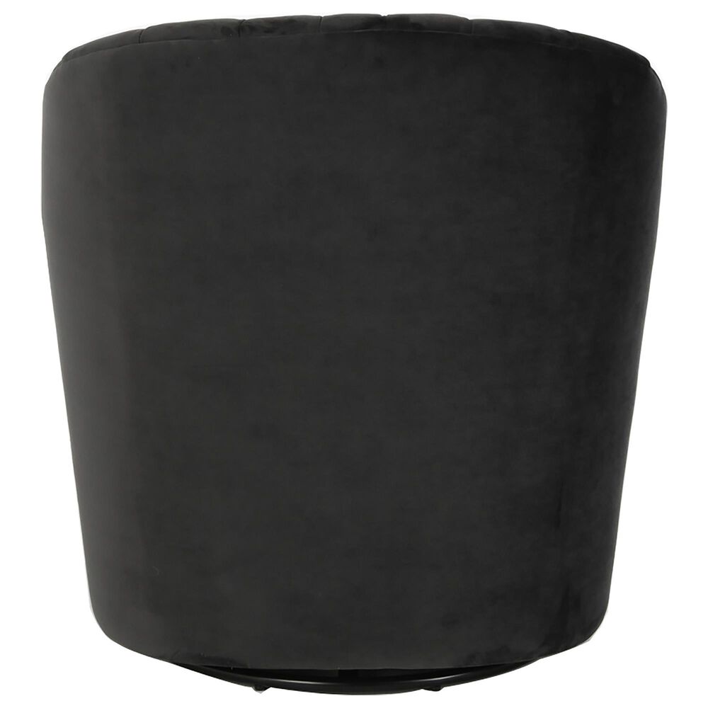 Classic Home Arline Swivel Accent Chair in Gray, , large