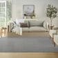 Nourison Courtyard Ivory and Blue 6" x 9" Indoor/Outdoor Area Rug, , large